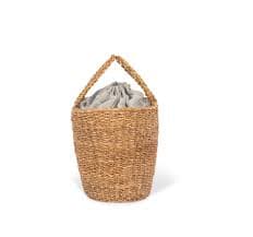 Sac Panier Artisanal en Bois – Élégance Rustique & Style Bohème Chic